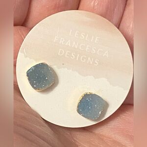 Druzy Stud Earrings